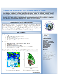 Hydrological advisories for Sri Lanka