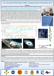 Fixed New Automated WeatherStation at SIRC at Mathoda Island in the Huvadhoo Atoll, Maldives